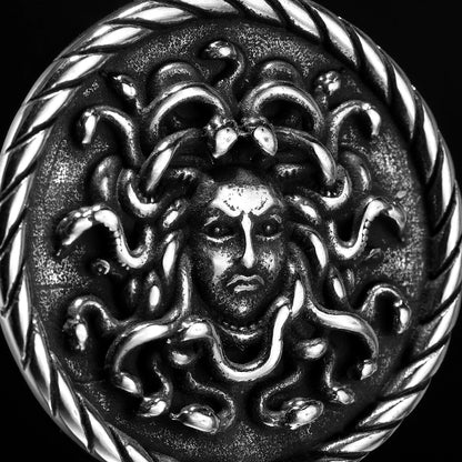 Serpentine Gaze: Medusa's Wrath Pendant