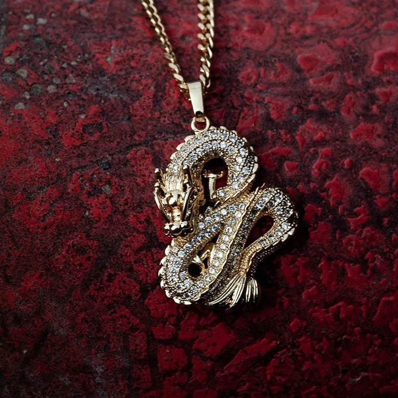 Ancient Chinese Dragon Necklace