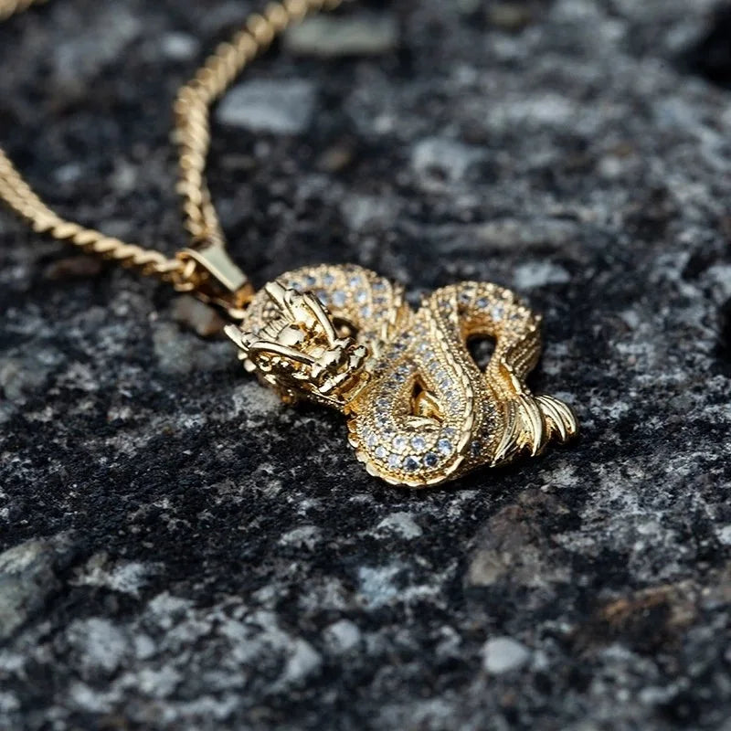 Ancient Chinese Dragon Necklace